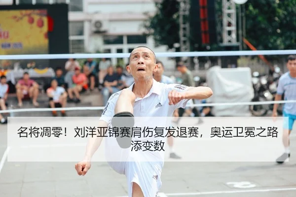 名将凋零！刘洋亚锦赛肩伤复发退赛，奥运卫冕之路添变数